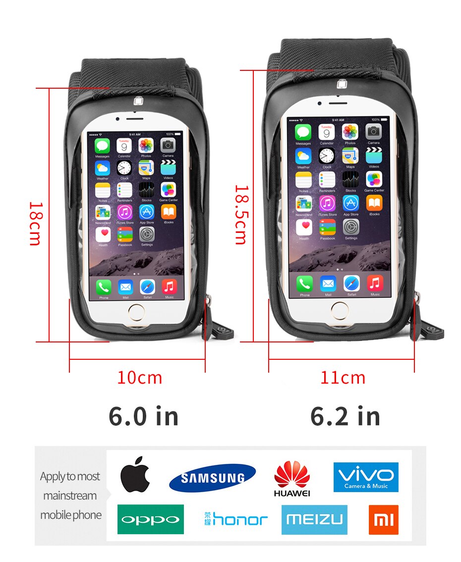 Title 3, Bolsa de Bicicleta com Suporte para Celular — L...