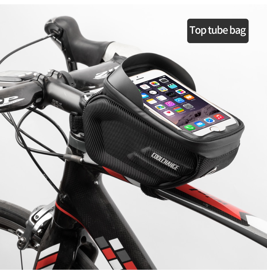 Title 4, Bolsa de Bicicleta com Suporte para Celular — L...