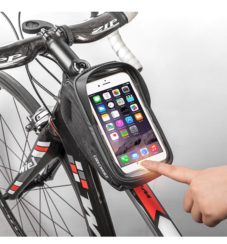 Title 6, Bolsa de Bicicleta com Suporte para Celular — L...