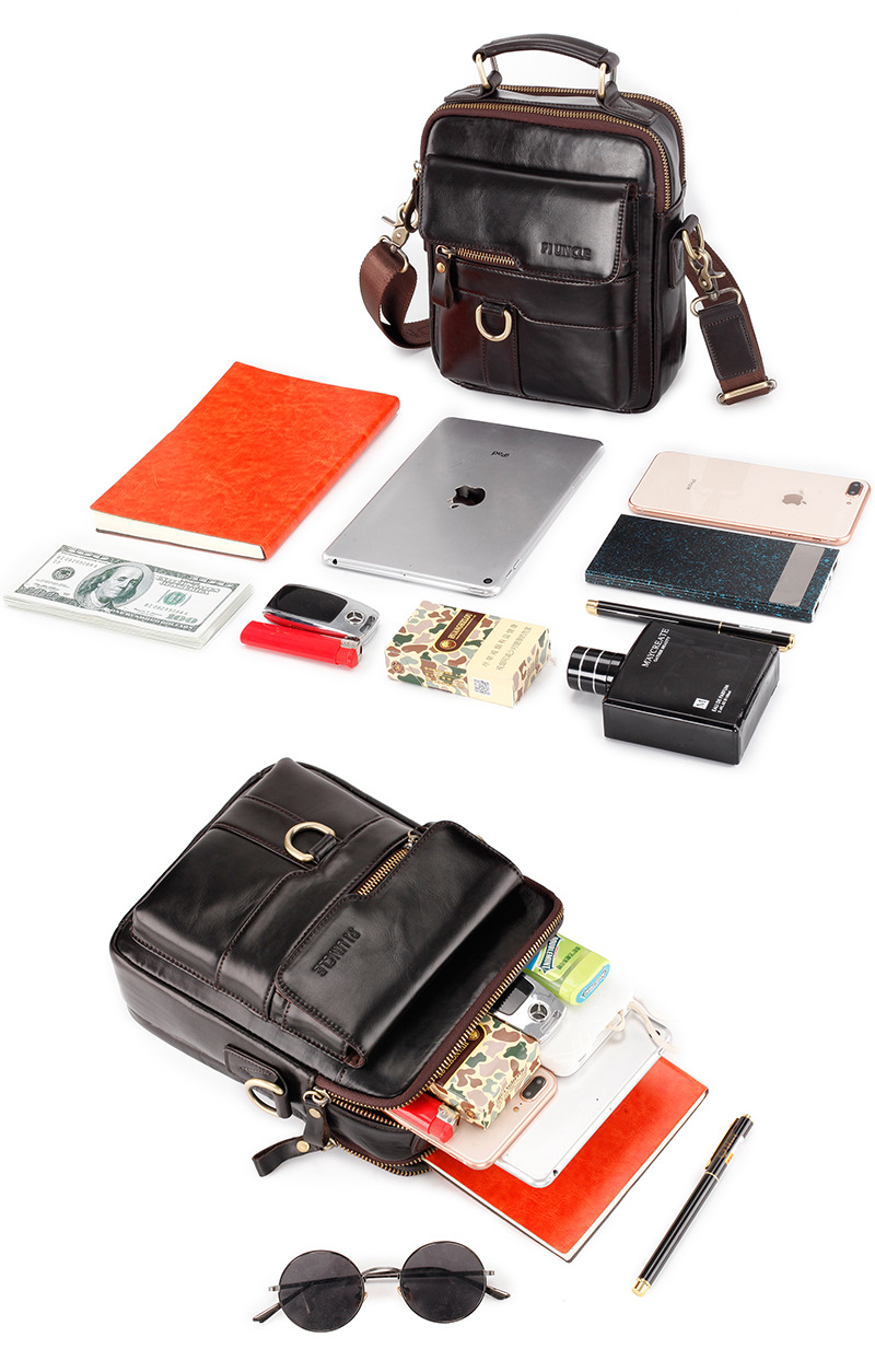 Vertical Crossbody ipad Bag