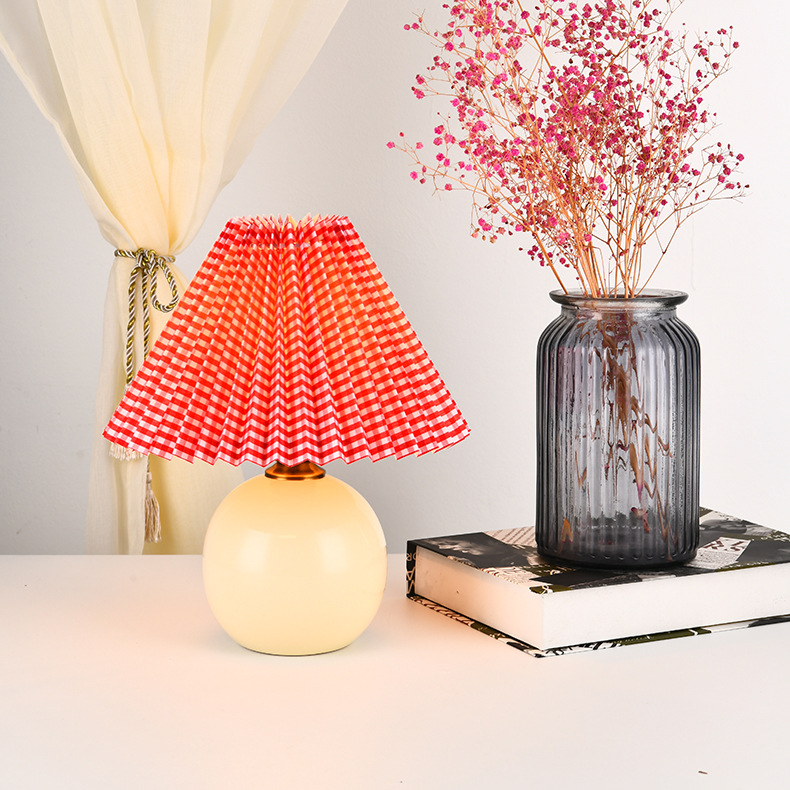 Title 9, Decorative bedside table lamp enhances your bed...