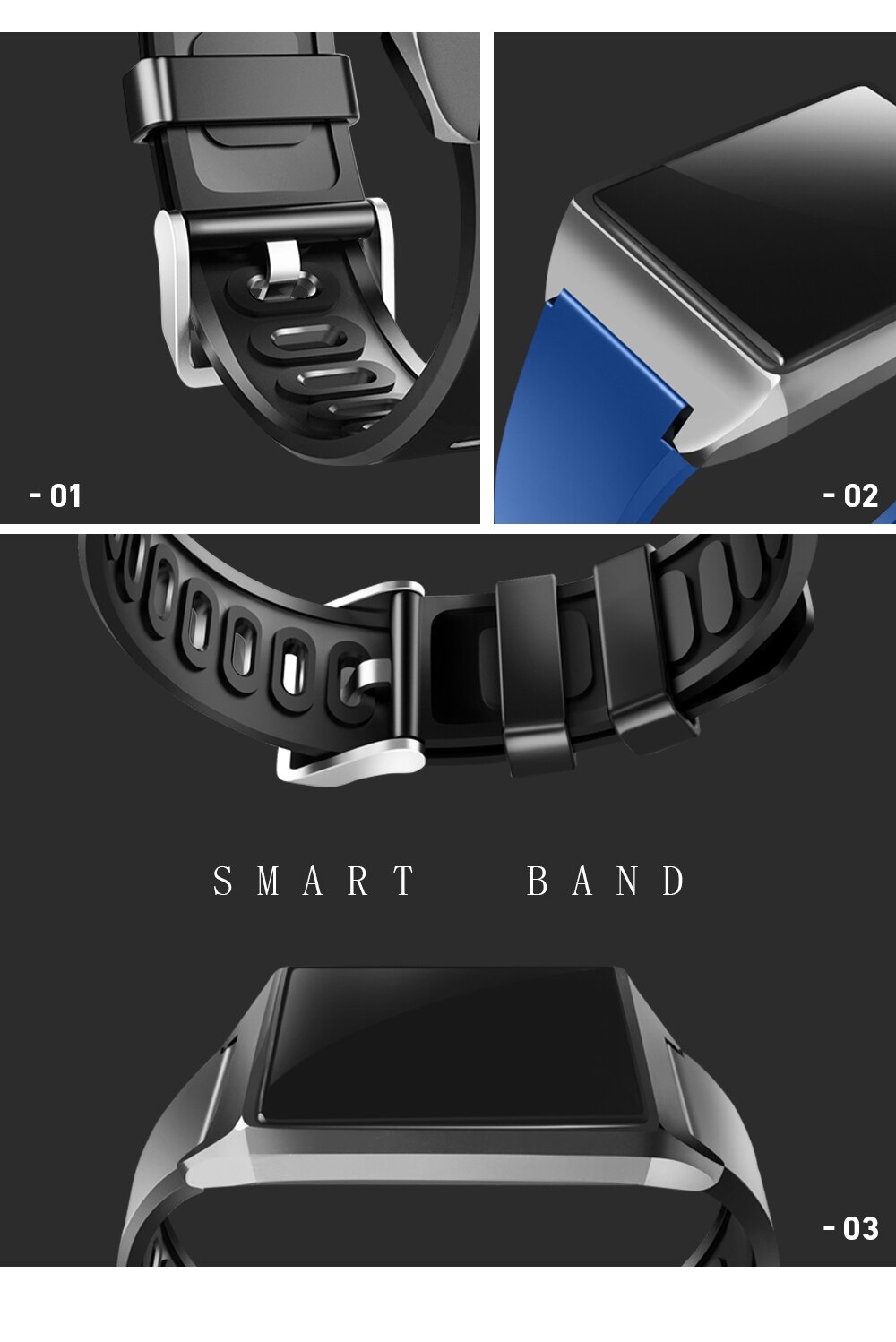 Title 3, Slimme armband Bluetooth multifunctioneel voor ...