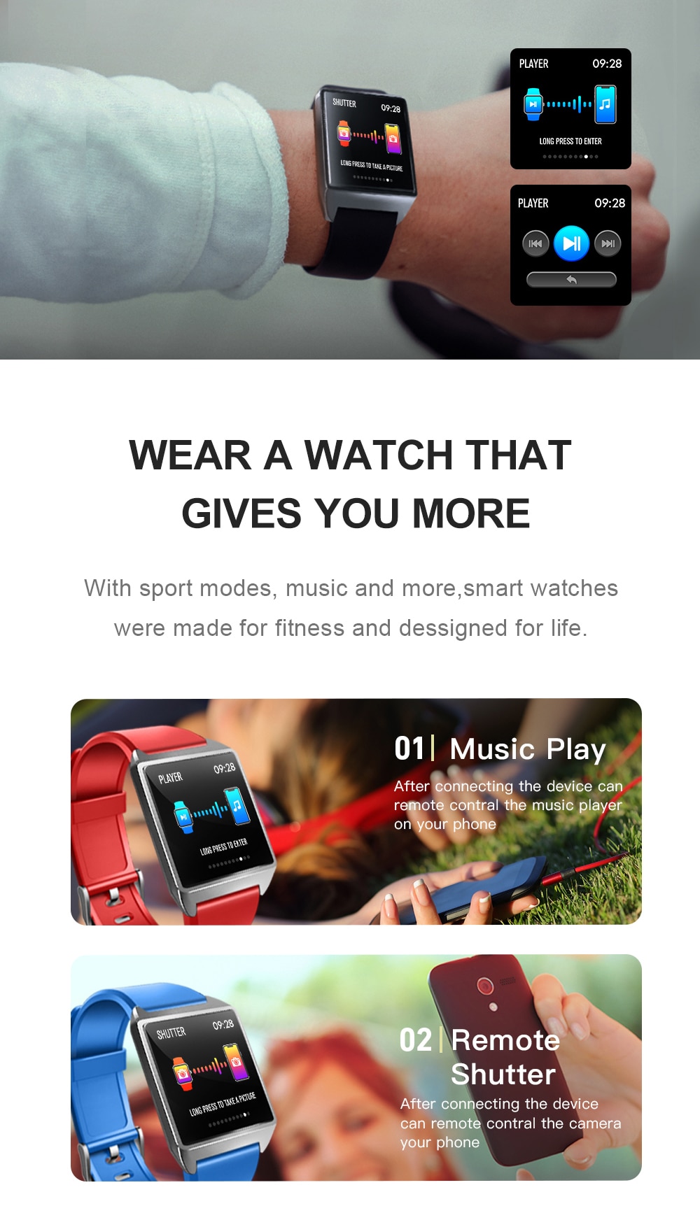 Title 10, Slimme armband Bluetooth multifunctioneel voor ...