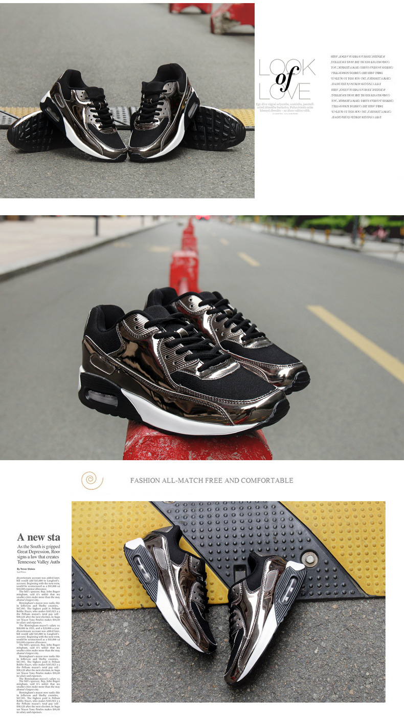 Title 2, Yuansu mesh breathable running shoes with brigh...