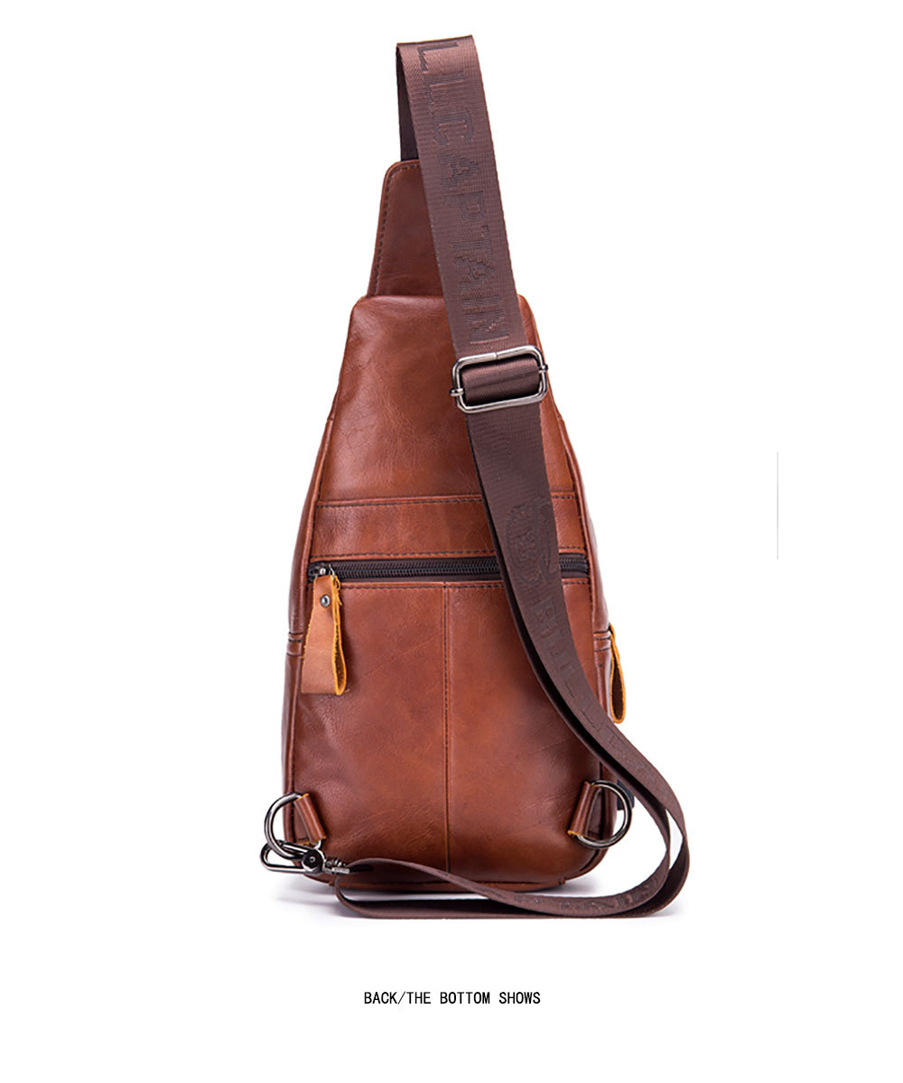 Title 10, Bolsa crossbody casual de couro macio. Perfeita...