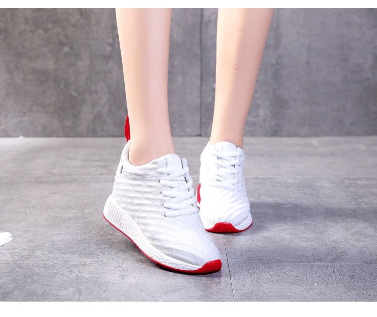 Title 5, New White Sports Shoes Casual Mesh Running Shoe...