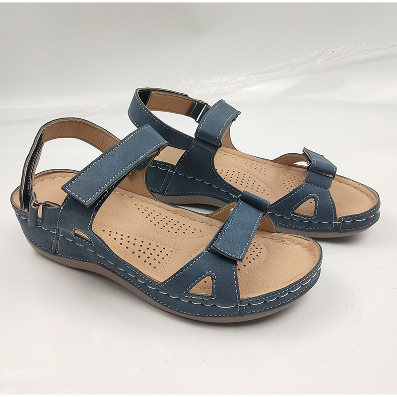 Title 8, Womens Large Size Casual Sandals, Round Toe, L...