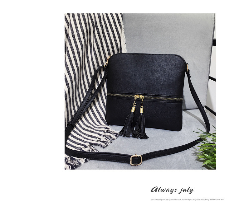 Title 21, Bolsa de ombro feminina com tassel Bolsa mensag...