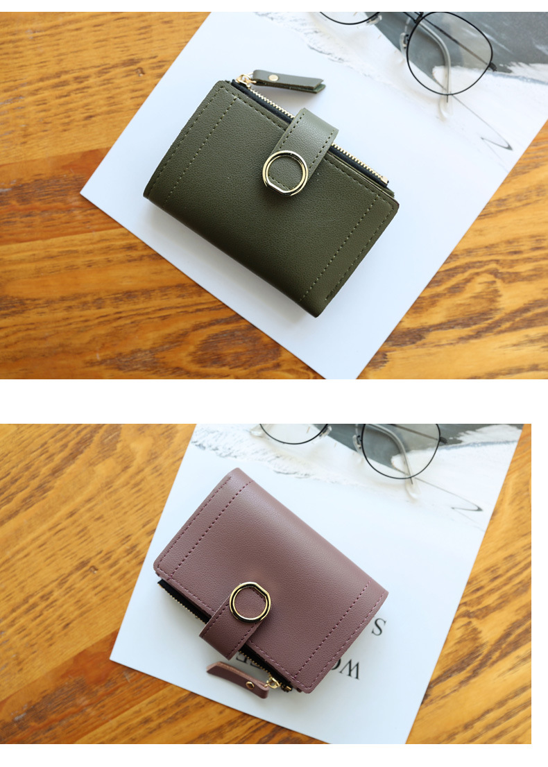 Title 7, Buckle ring women wallet Keep your essentials s...