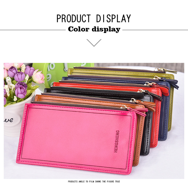 Title 1, Ladies long zipper wallet - spacious, secure, ...