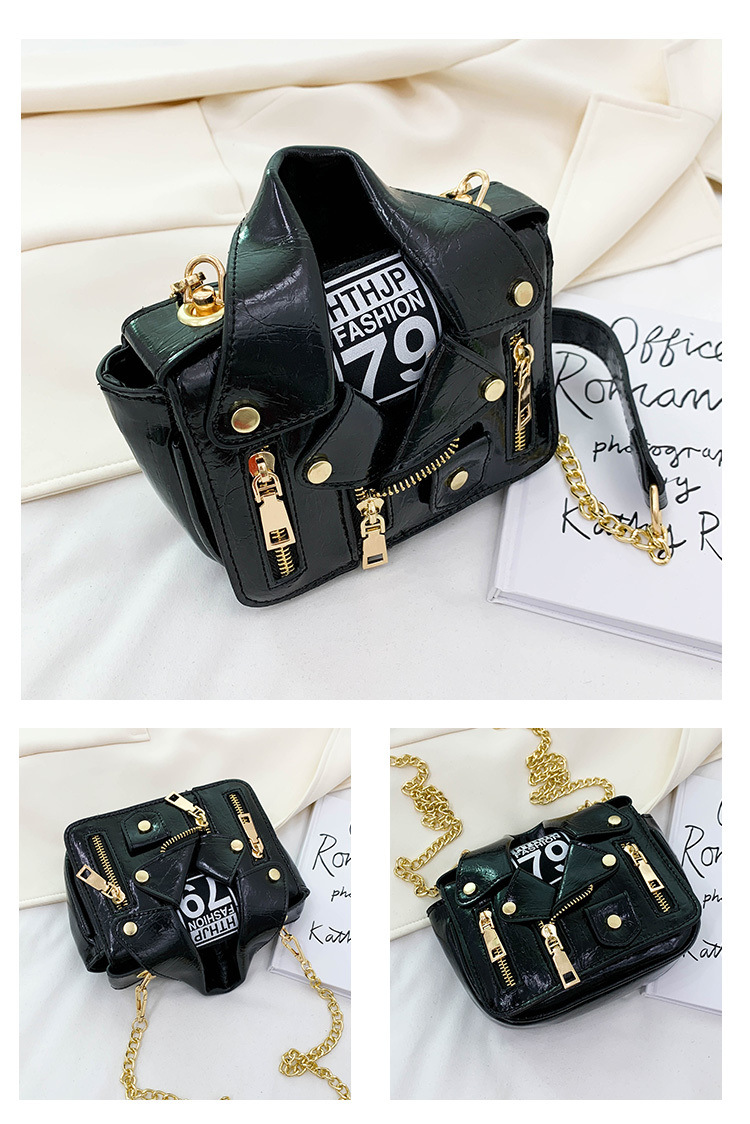 Title 29, Trendy Motorradtasche im coolen Style, PU-Jacke...