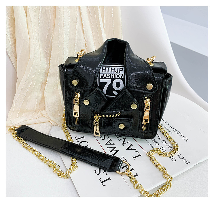 Title 35, Trendy Motorradtasche im coolen Style, PU-Jacke...