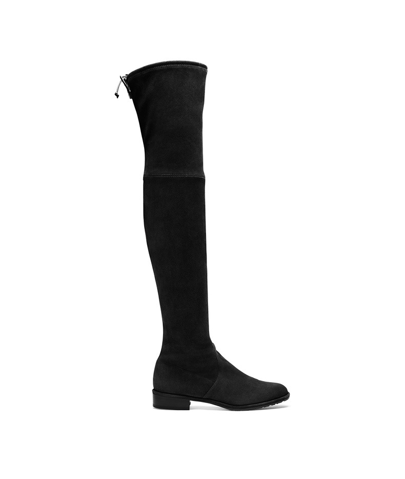 Title 7, Flat elastic boots for women, offering all-day ...