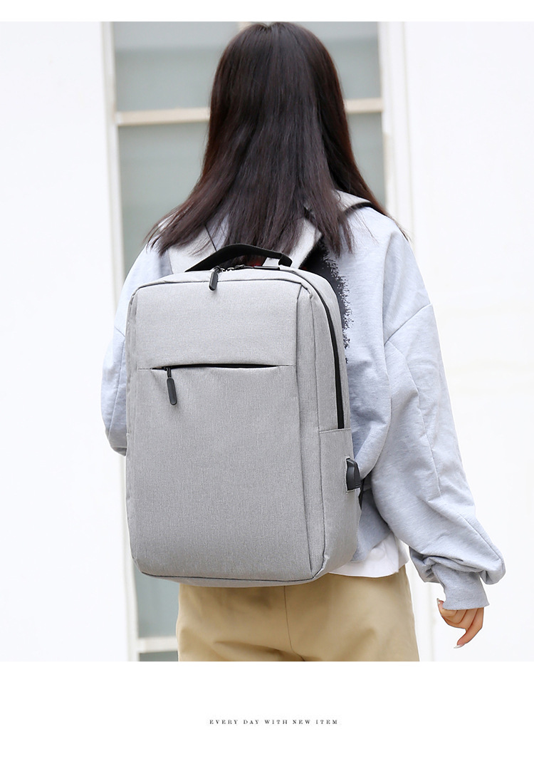 Title 9, USB Backpack Simple Casual Backpack Female Comp...