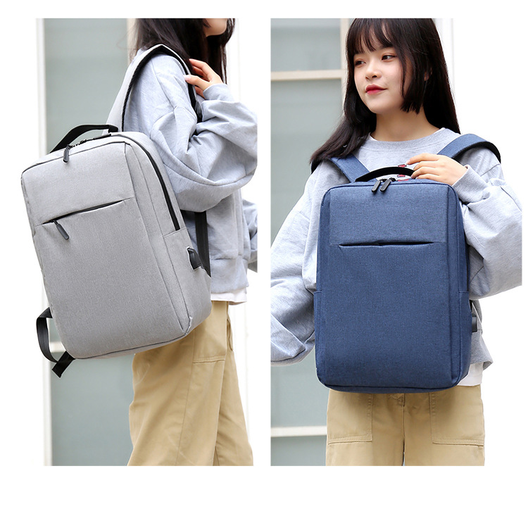 Title 10, USB Backpack Simple Casual Backpack Female Comp...