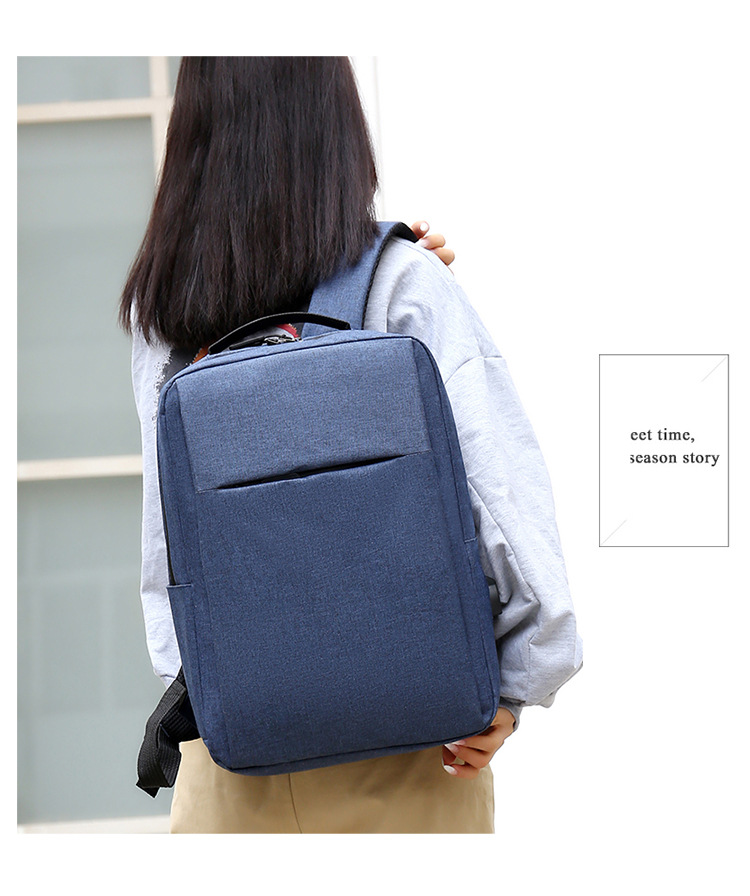 Title 11, USB Backpack Simple Casual Backpack Female Comp...