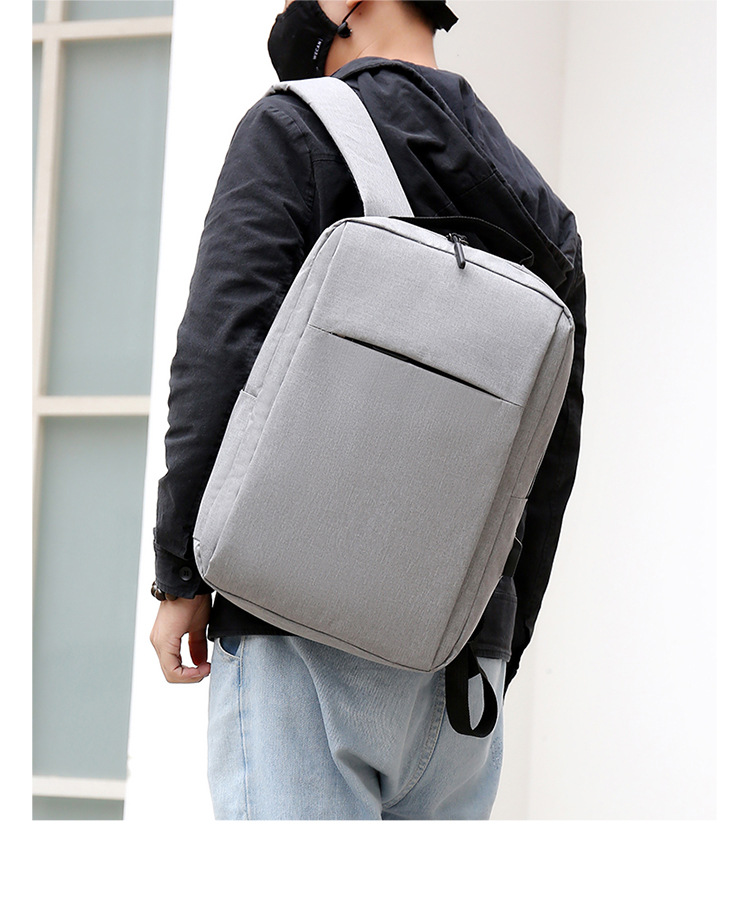 Title 14, USB Backpack Simple Casual Backpack Female Comp...