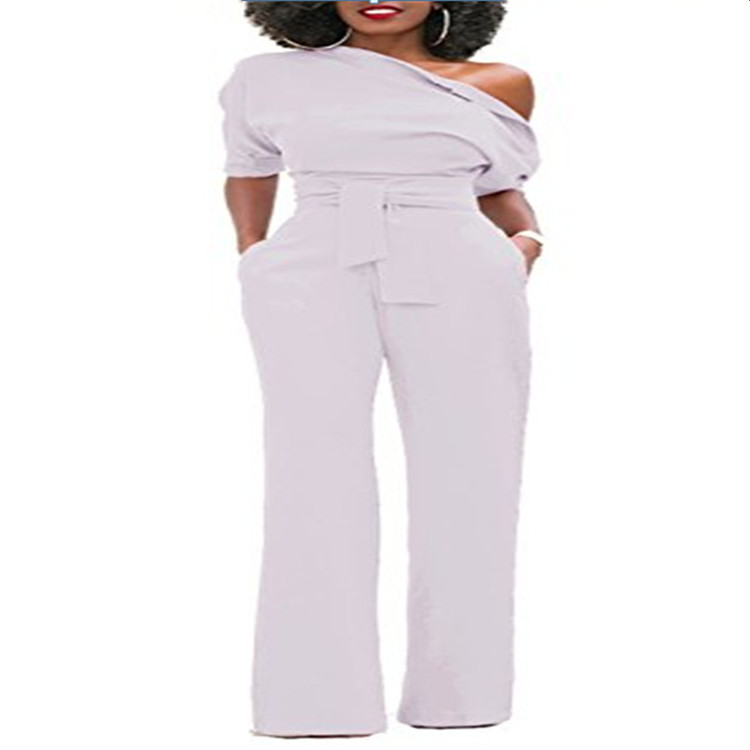 Title 2, Off-the-shoulder buttoned wide-leg pants