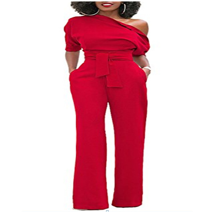 Title 5, Off-the-shoulder buttoned wide-leg pants