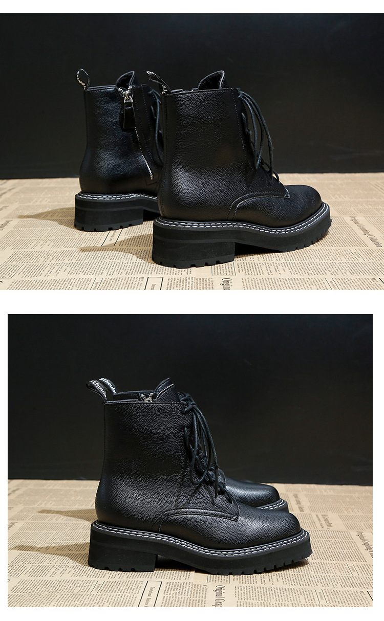 Title 7, Womens Martin Boots Platform Locomotive Bootie...