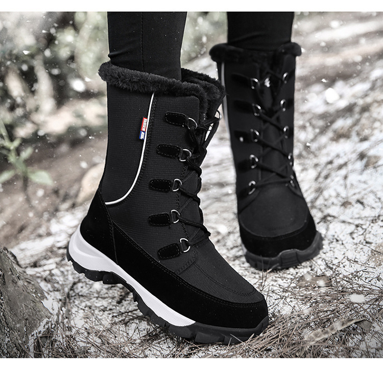 Title 6, Winter Neue Samt Damen High-Top Schuhe Warme Fü...