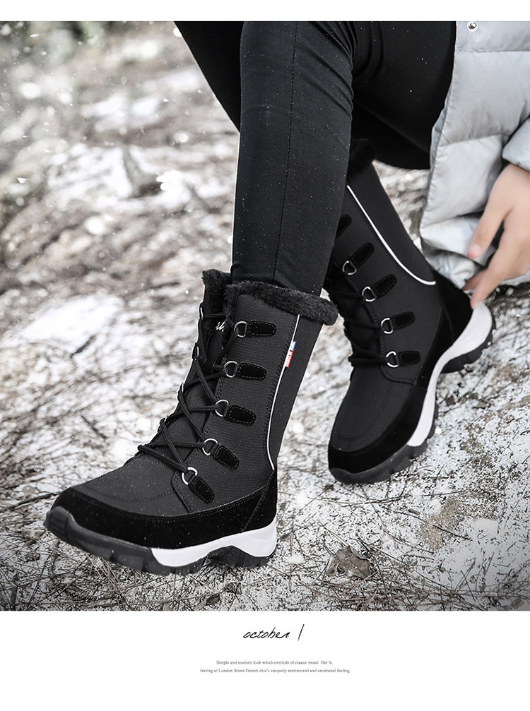 Title 7, Winter Neue Samt Damen High-Top Schuhe Warme Fü...