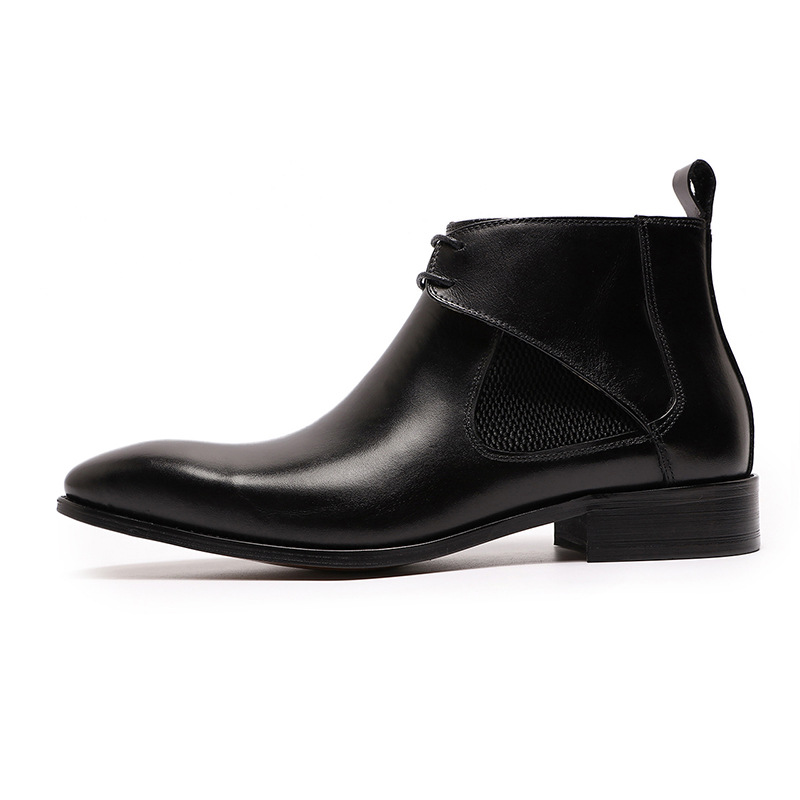 Title 7, Bottines Martin respirantes en cuir pour homme ...