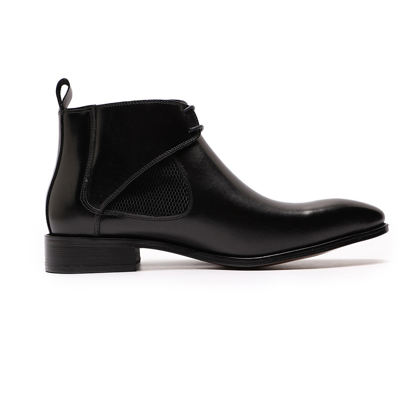 Title 8, Bottines Martin respirantes en cuir pour homme ...