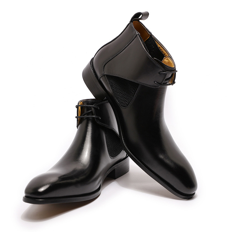 Title 10, Bottines Martin respirantes en cuir pour homme ...