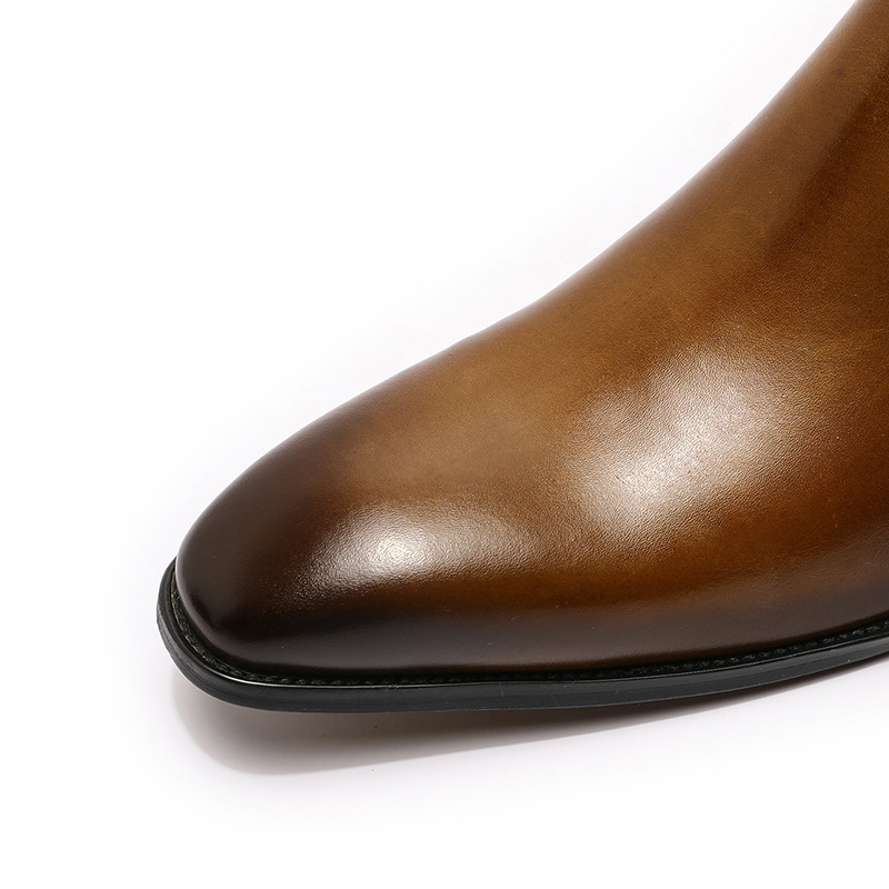 Title 14, Bottines Martin respirantes en cuir pour homme ...