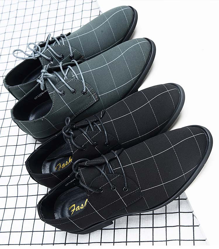 Title 2, Mens British Style Leather Shoes Trendy Casual...