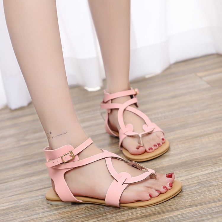 Title 3, Buckled Flip-Flat Plus Size Womens Sandals. Co...