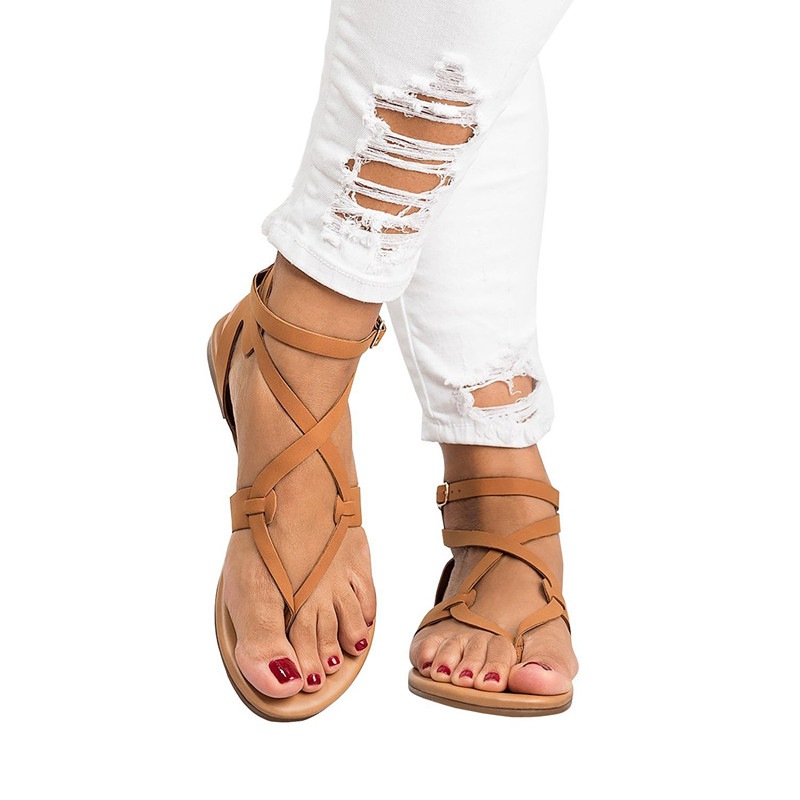 Title 9, Buckled Flip-Flat Plus Size Womens Sandals. Co...