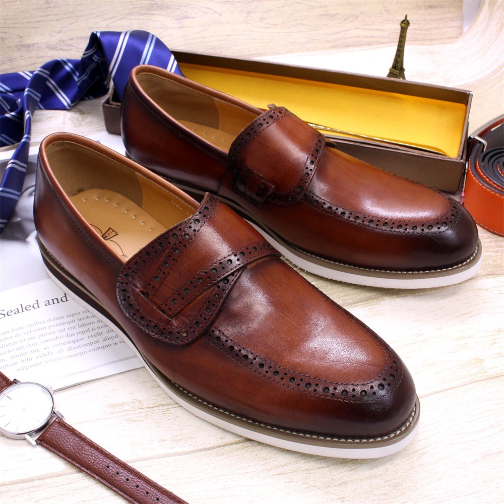 Title 2, Chaussures en cuir britanniques pour hommes, fa...