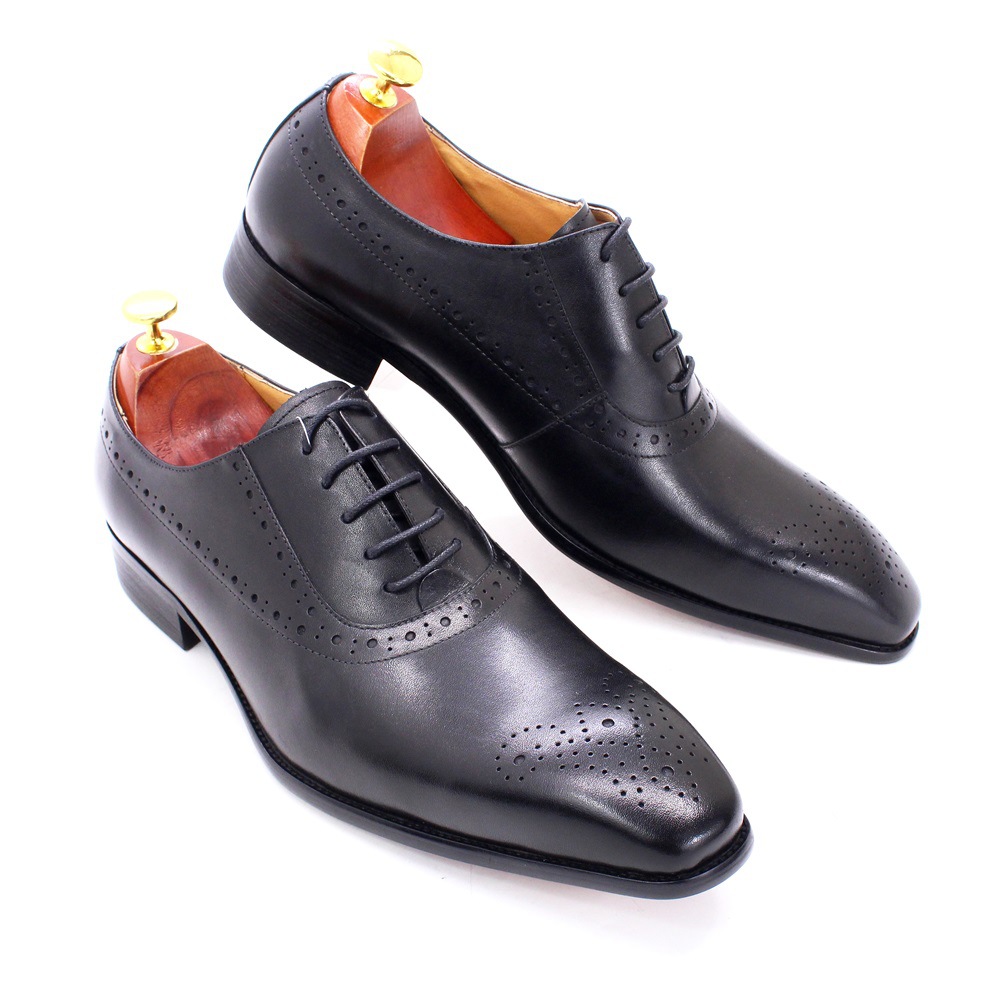 Title 15, Herren Business Lederschuhe aus erstklassigem R...