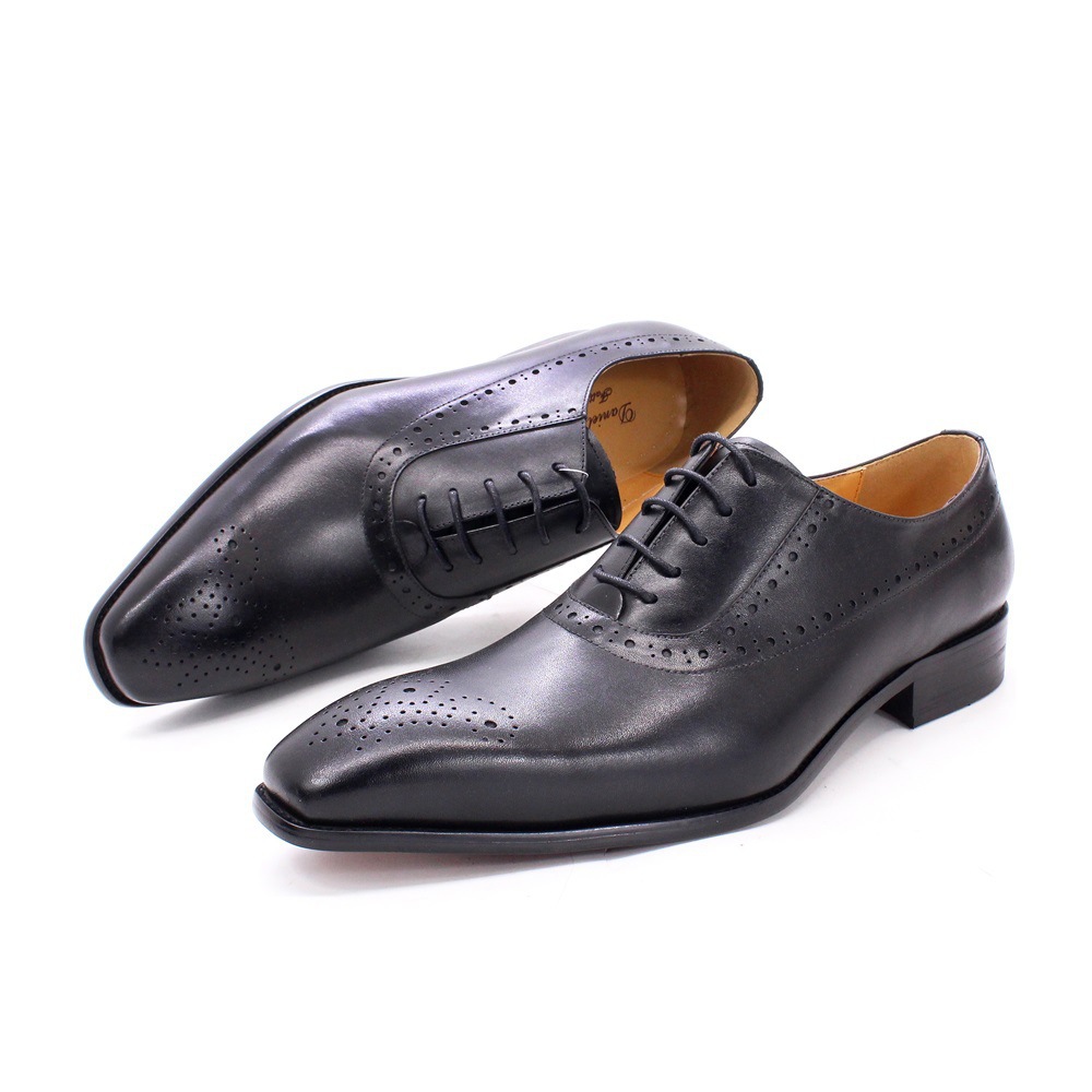 Title 16, Herren Business Lederschuhe aus erstklassigem R...