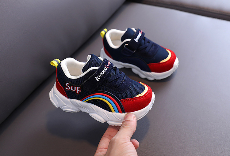 Title 4, Childrens Rainbow Breathable Baby Toddler Shoe...