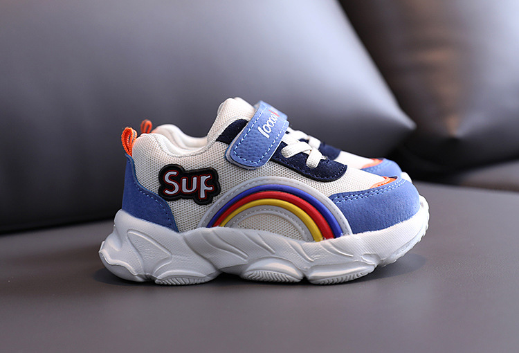 Title 8, Childrens Rainbow Breathable Baby Toddler Shoe...