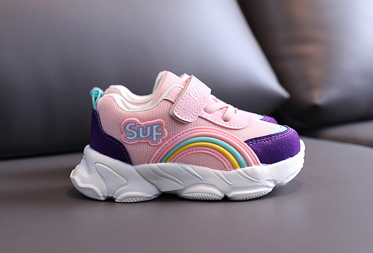 Title 11, Childrens Rainbow Breathable Baby Toddler Shoe...