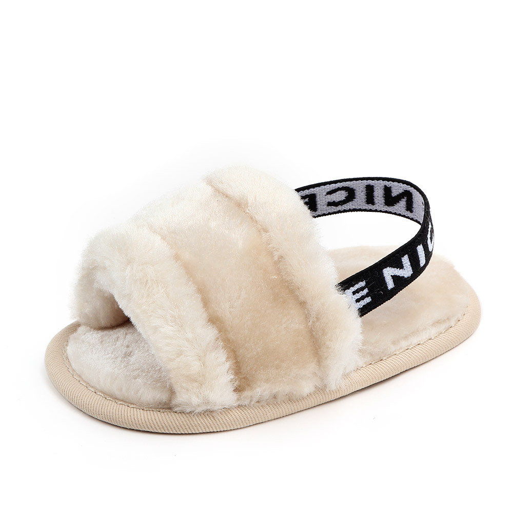 Title 22, Hairy sandals baby shoes soft and comfy footwea...