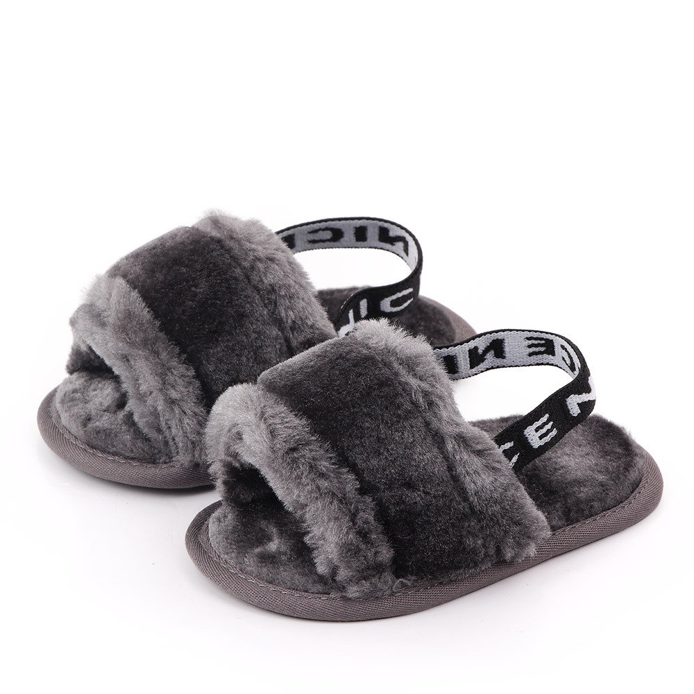 Title 24, Hairy sandals baby shoes soft and comfy footwea...