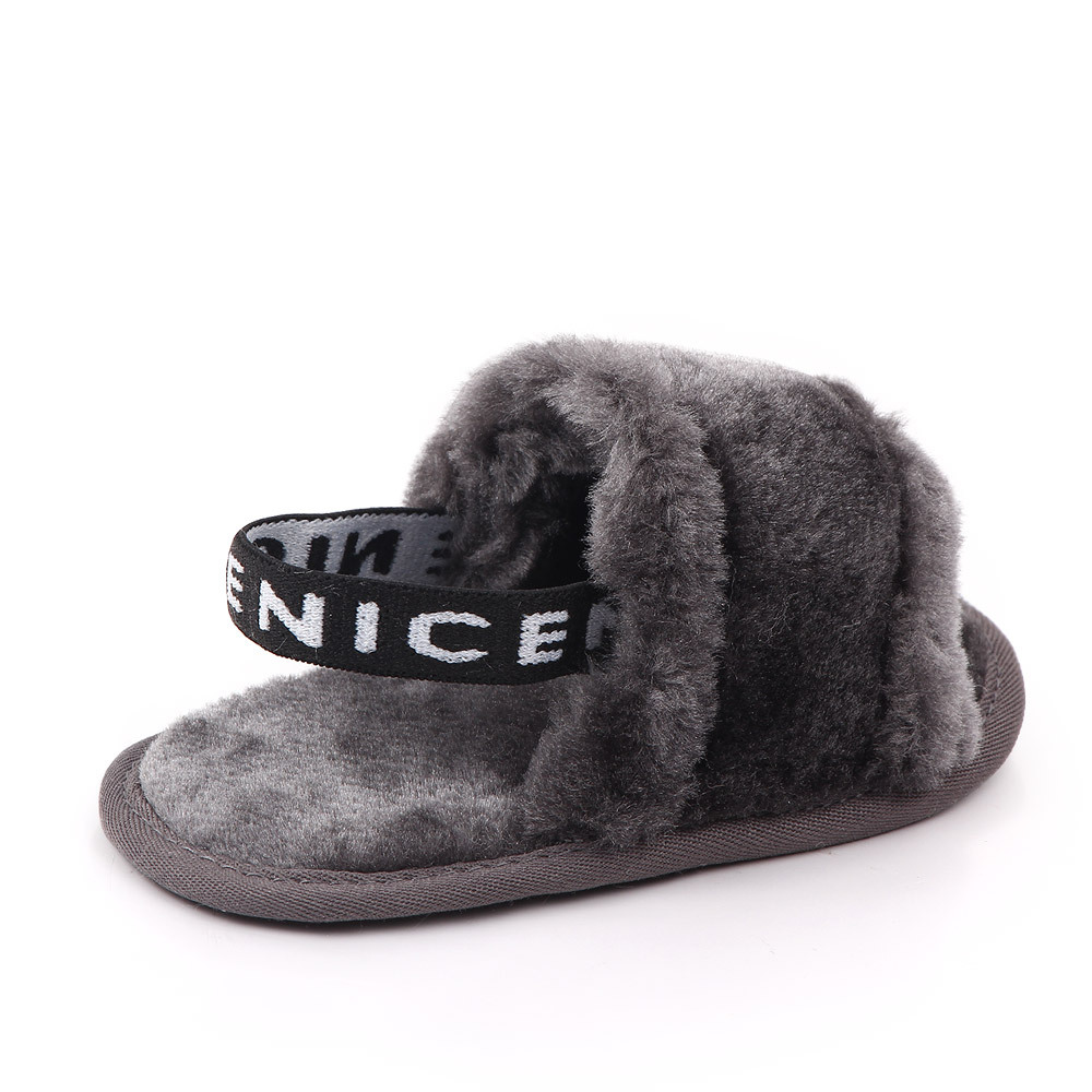 Title 27, Hairy sandals baby shoes soft and comfy footwea...