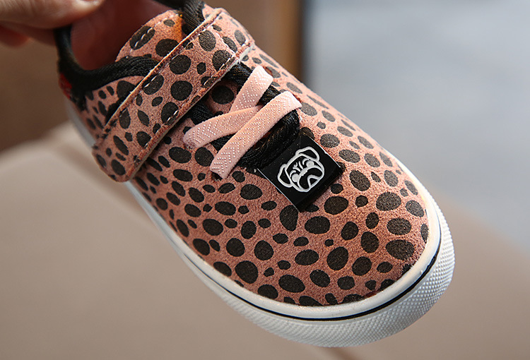 Title 13, Sneakers per bambini con stampa leopardata. Com...