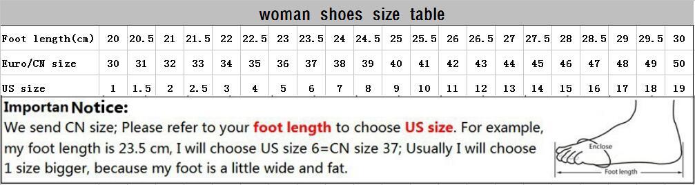 Sizing chart301