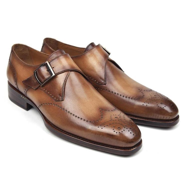 Title 3, Chaussures habillées pour hommes en cuir bout p...