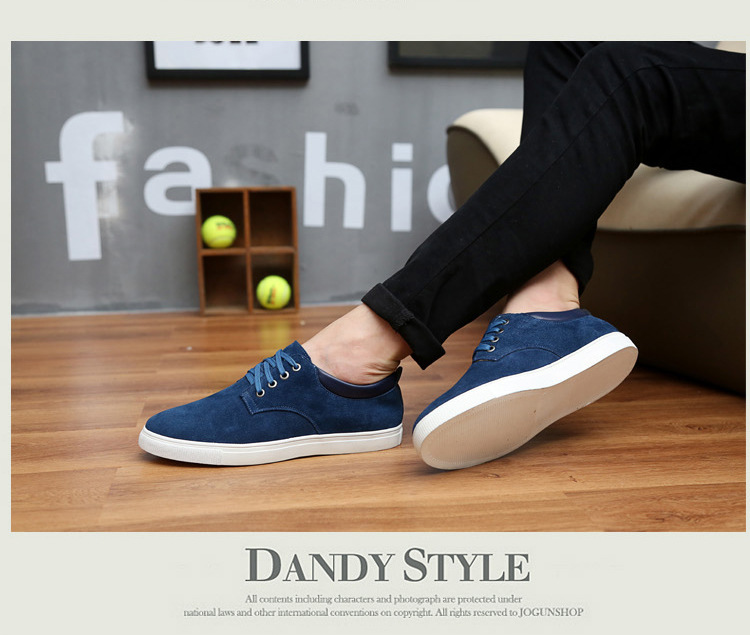 Title 7, Mens casual suede leather shoes, sizes 45-49, ...