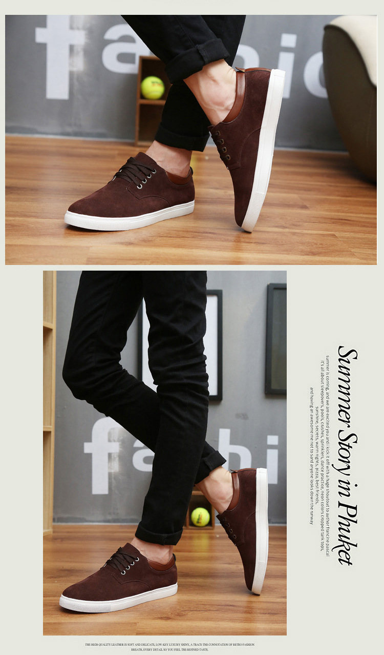 Title 9, Mens casual suede leather shoes, sizes 45-49, ...