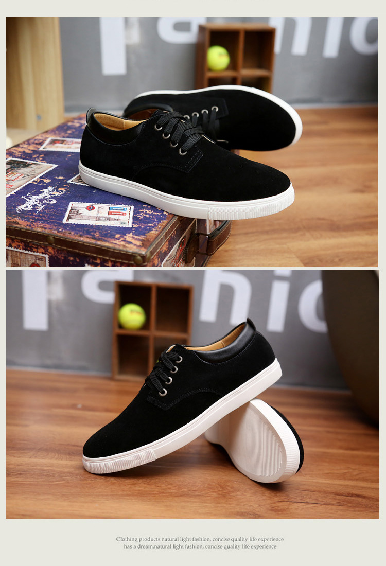 Title 14, Mens casual suede leather shoes, sizes 45-49, ...