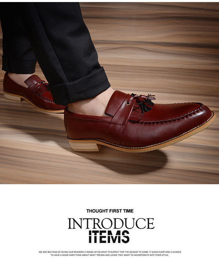 Title 18, Herren Business-Schuhe mit spitzer Zehenpartie ...