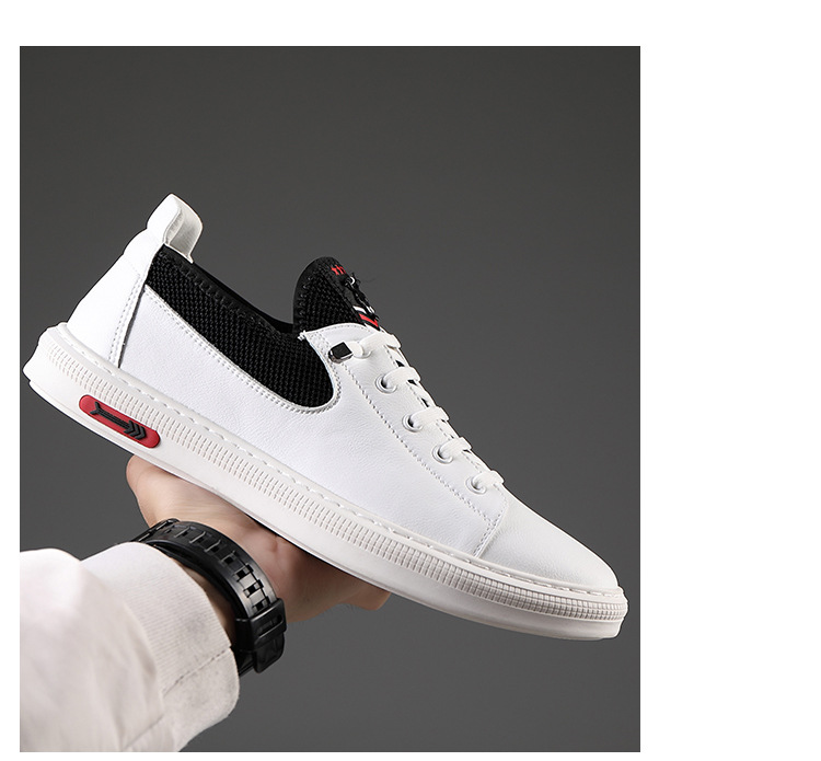 Title 4, Scarpe Bianche Uomo Casual Stile Selvaggio